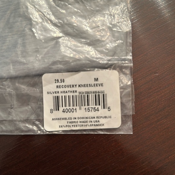 Tommie Copper Silver Heather Recovery Knee-sleeve - Picture 2 of 8